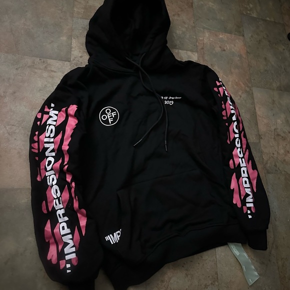 Off-White Virgil Abloh “Impressionism” 12-13 Spring/Summer 2019 Hoodie — “99” - Picture 2 of 6